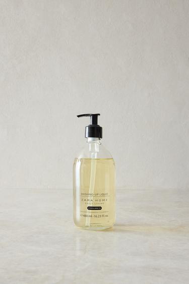 PŁYN DO MYCIA NACZYŃ O ZAPACHU VETIVER & GREEN TEA - Oliwkowy Zara