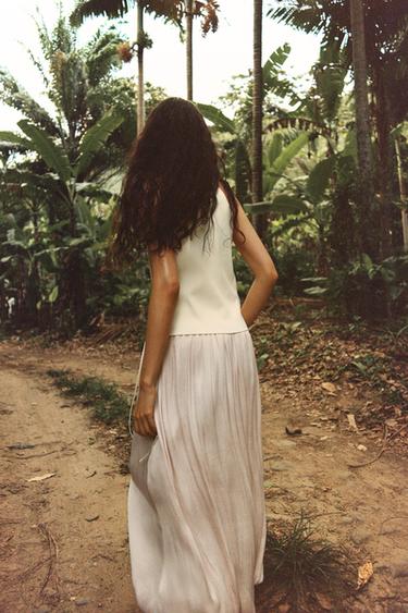 FALDA MIDI GLOBO - Arena de Zara