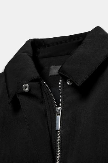 BLOUSON COURT REMBOURRÉ - Noir de Zara - Image 8