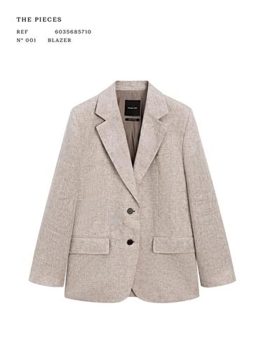 Zara Linen suit blazer - Beige