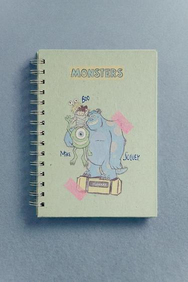 KIDS’ MONSTERS, INC. ©DISNEY/PIXAR A5 NOTEBOOK - Green by Zara