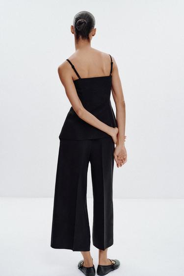 CULOTTE TROUSERS - Black by Zara - Image 3