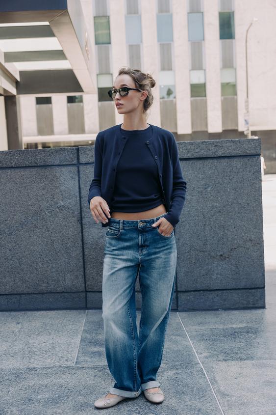 BASIC KNIT BUTTON CARDIGAN