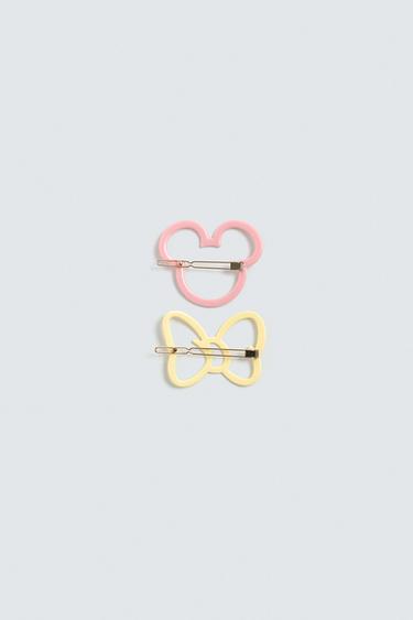 LOT DE 2 BOUCLES COULEUR HARRY LAMBERT FOR ZARA X DISNEY - Rose pastel de Zara - Image 1