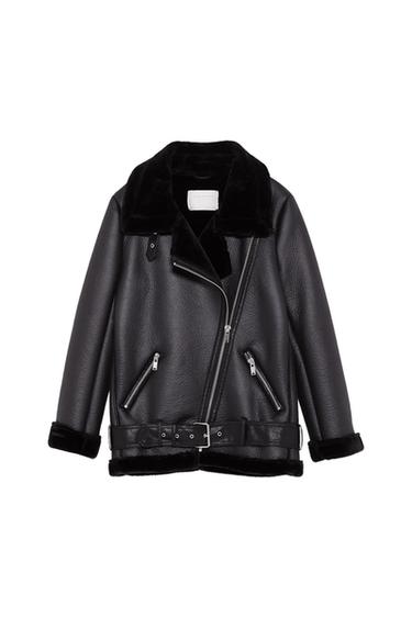 CONTRAST BIKER JACKET