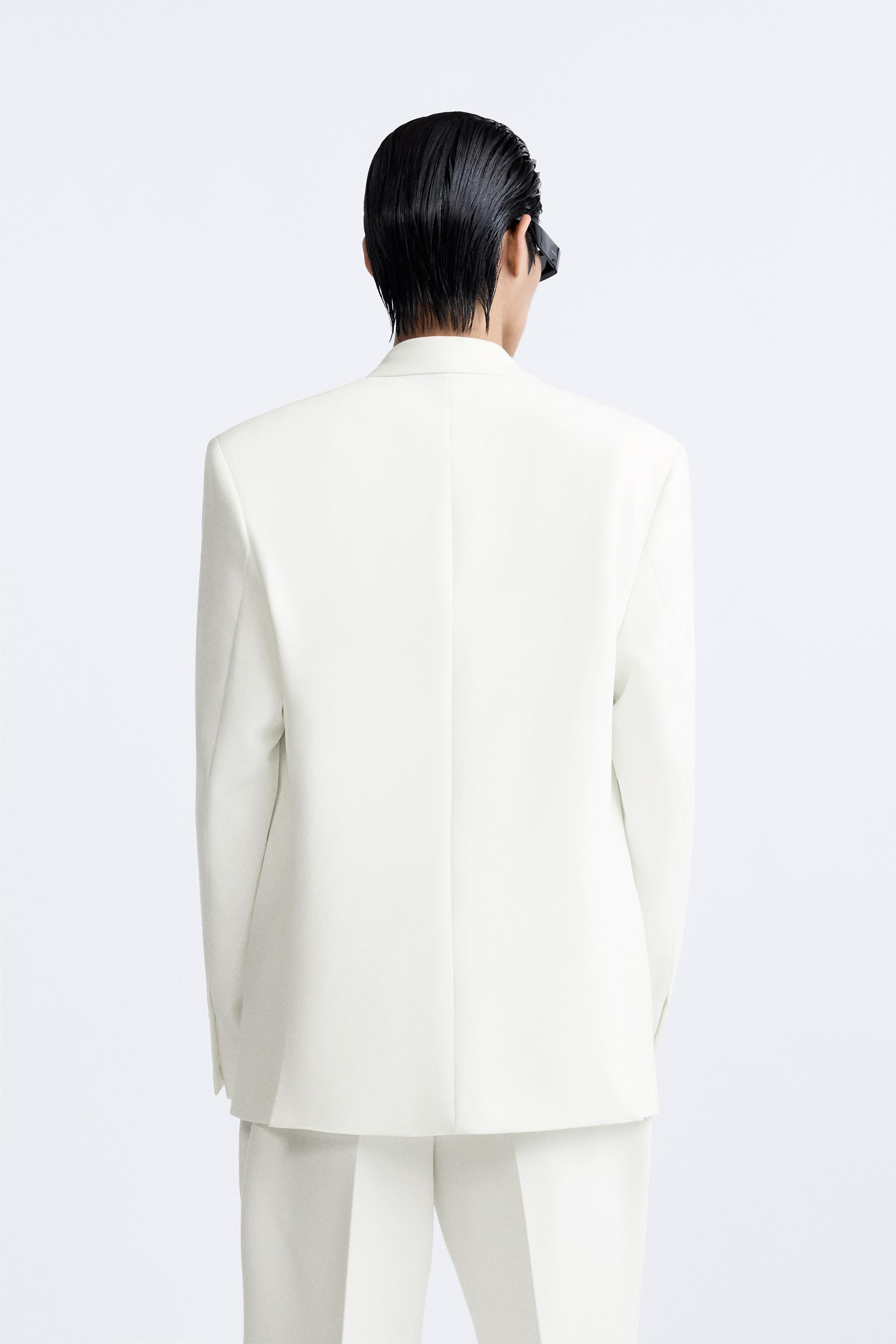 White hot sale suit zara