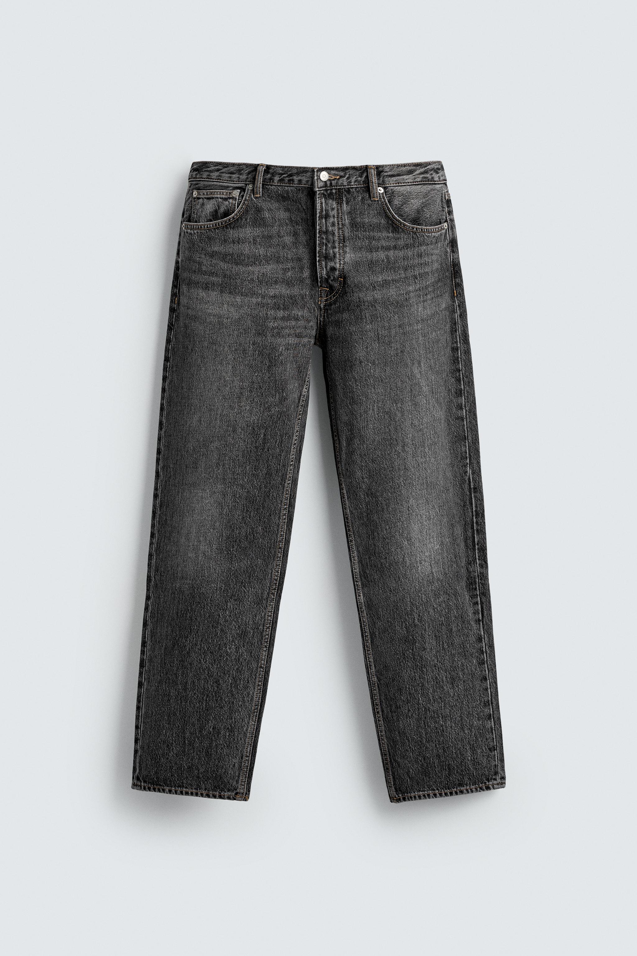 STRAIGHT FIT デニムパンツ - グレー | ZARA Japan / 日本