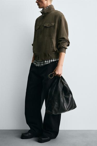 VESTE FLUIDE COUPE DÉCONTRACTÉE - Verdâtre de Zara - Image 4