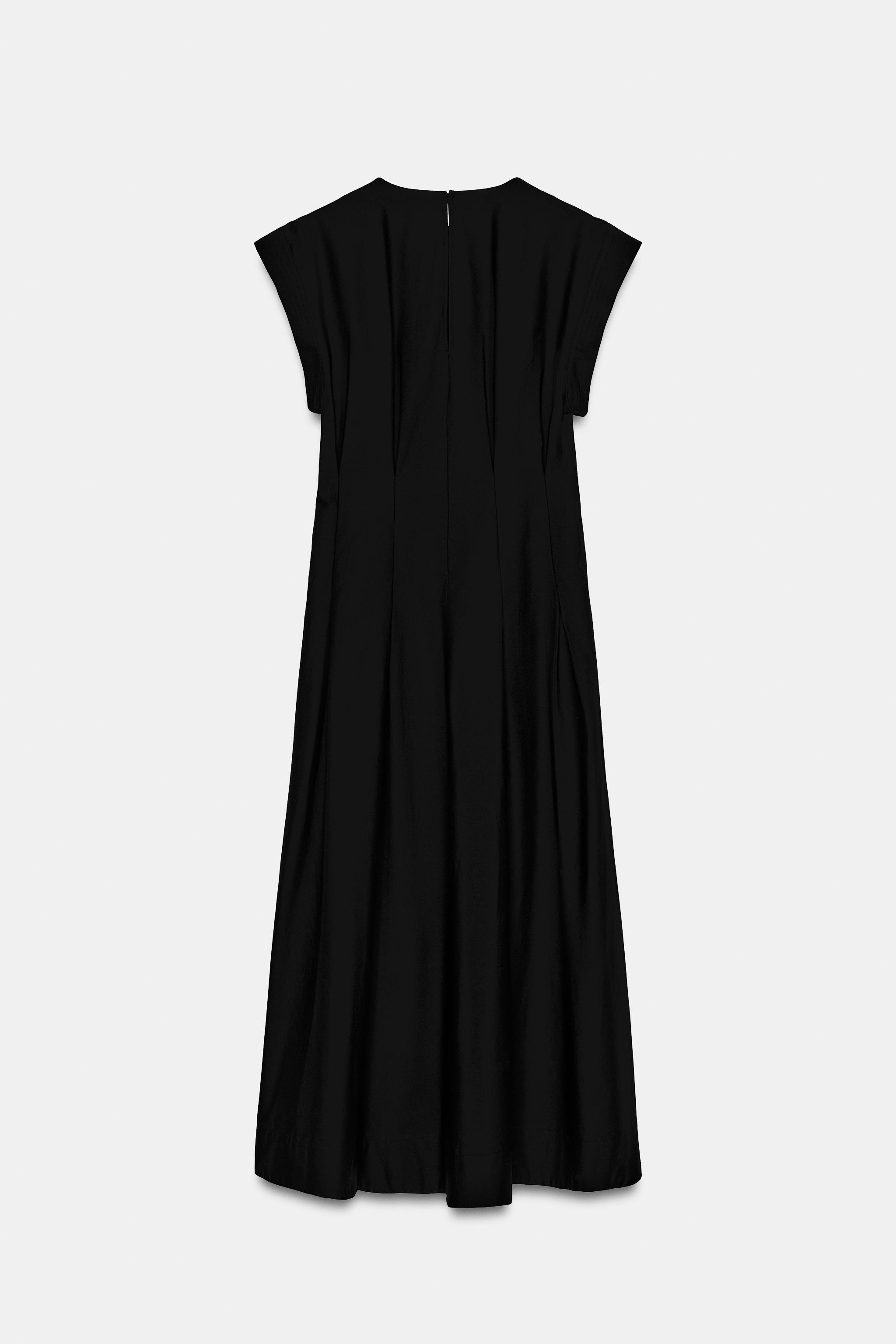 ROBE EN POPELINE PLISSÉE ZW COLLECTION