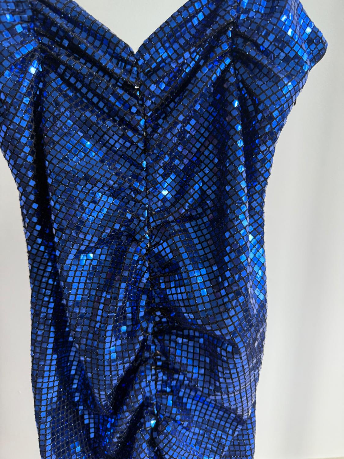 VESTIDO DRAPEADO BRILLOS - Image 2