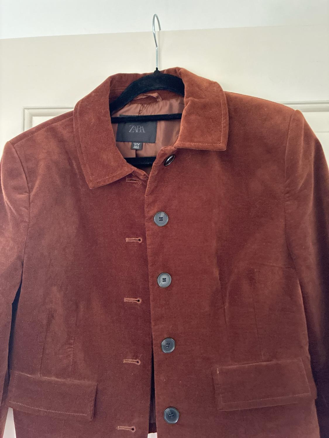 SHORT VELVET JACKET - Image 2