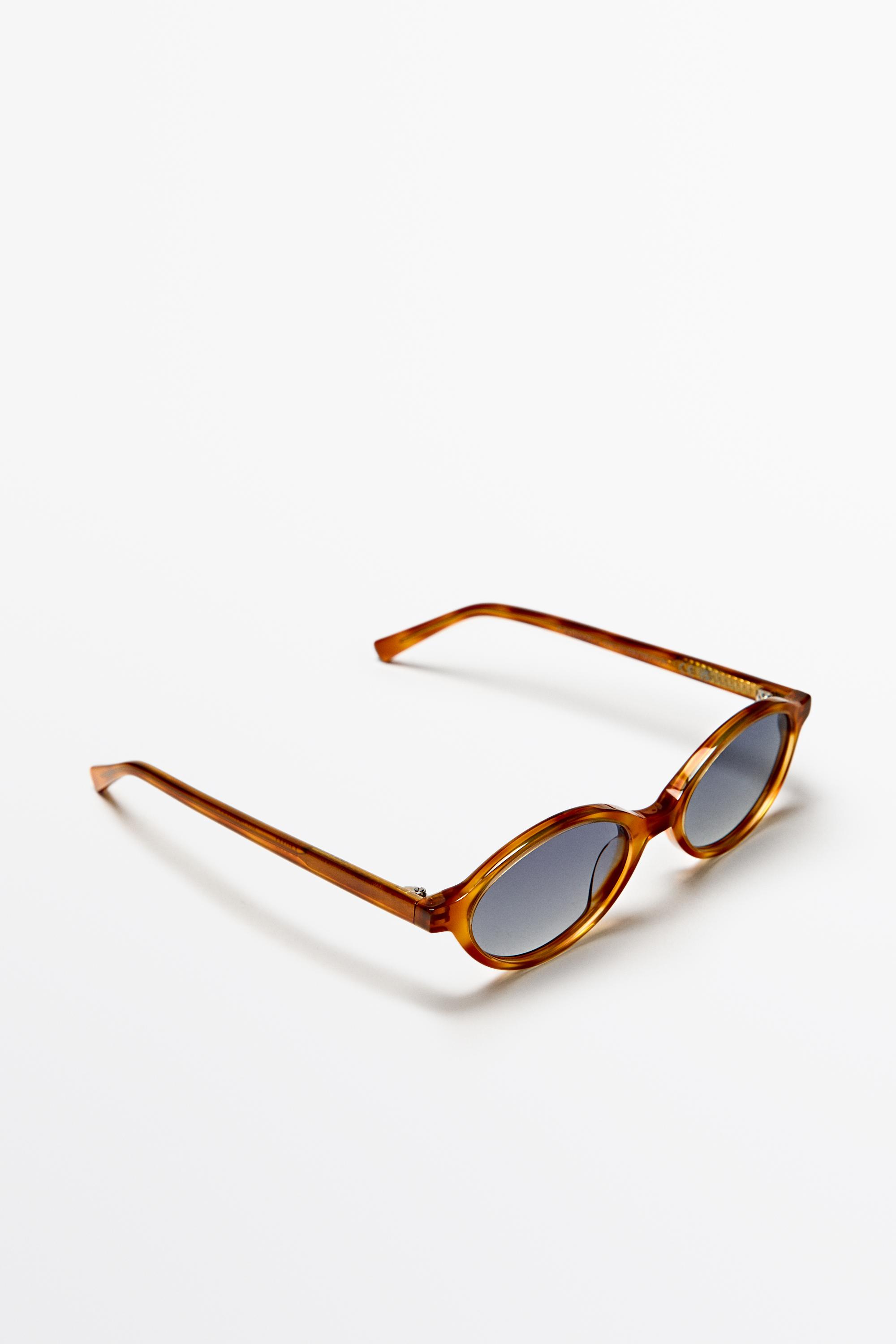 Oval sunglasses — Caramel