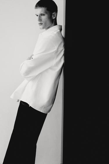 COTTON - LINEN SHIRT - White by Zara