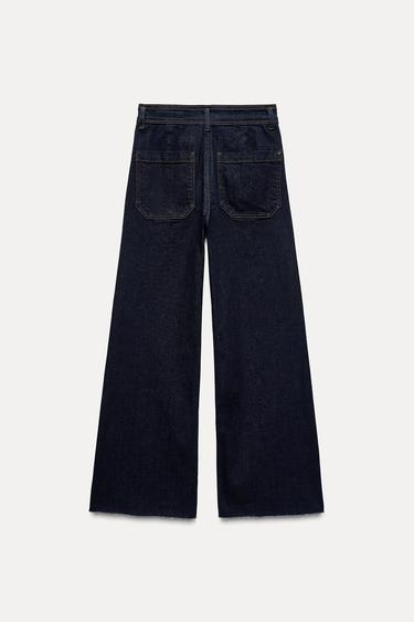 ZW COLLECTION MARINE STRAIGHT LEG CEPLİ YÜKSEK BEL JEAN_7