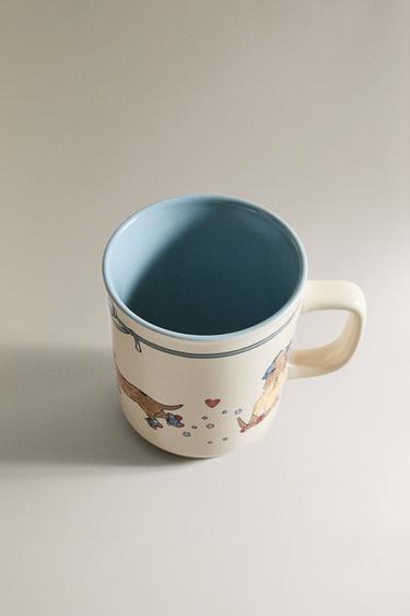 CHILDREN'S CERAMIC MUG WITH SKATER DOG - Multicoloured by Zara - Image 1