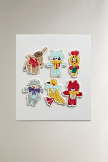 PACK PATCHS ENFANT X THE ANIMALS OBSERVATORY (PACK DE 6) - Multicolore de Zara - Image 0