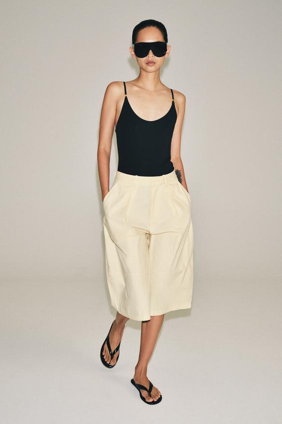 BODY COM ALÇAS FINAS - Preto da Zara - Imagem 0