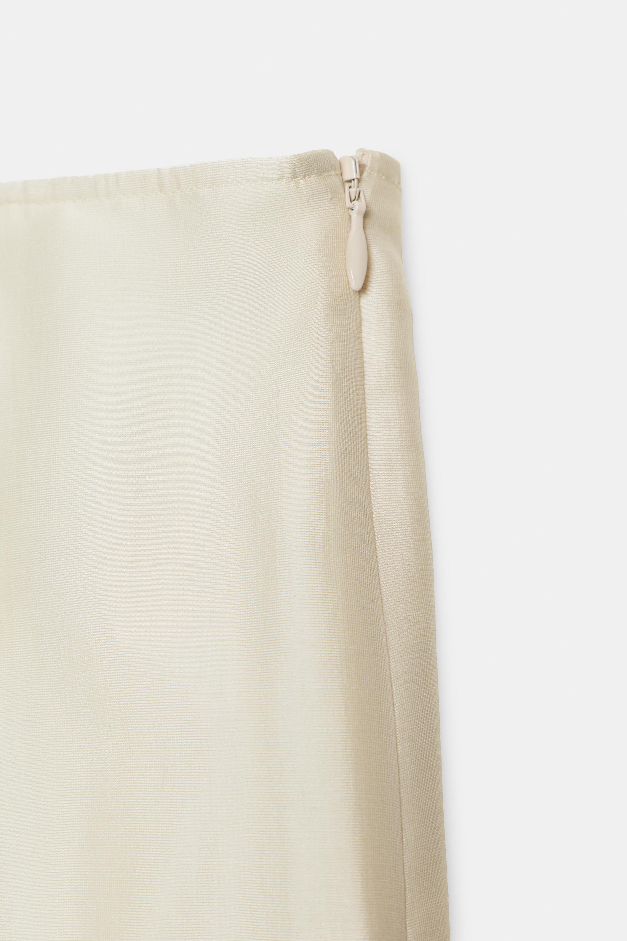 ZW COLLECTION COMBINATION MIDI SKIRT