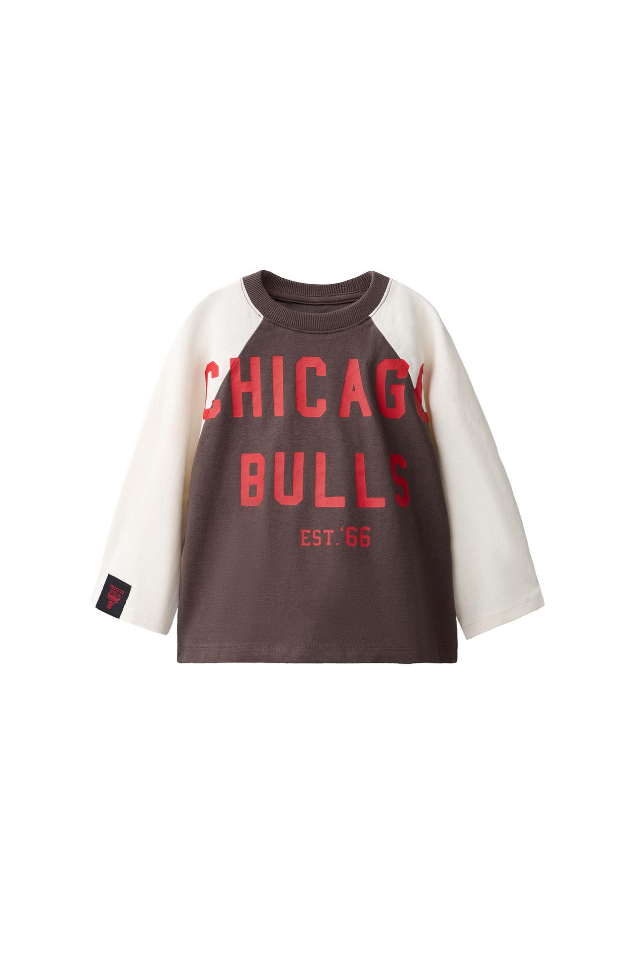 ФУТБОЛКА С ДЛИННЫМИ РУКАВАМИ РЕГЛАН NBA — CHICAGO BULL