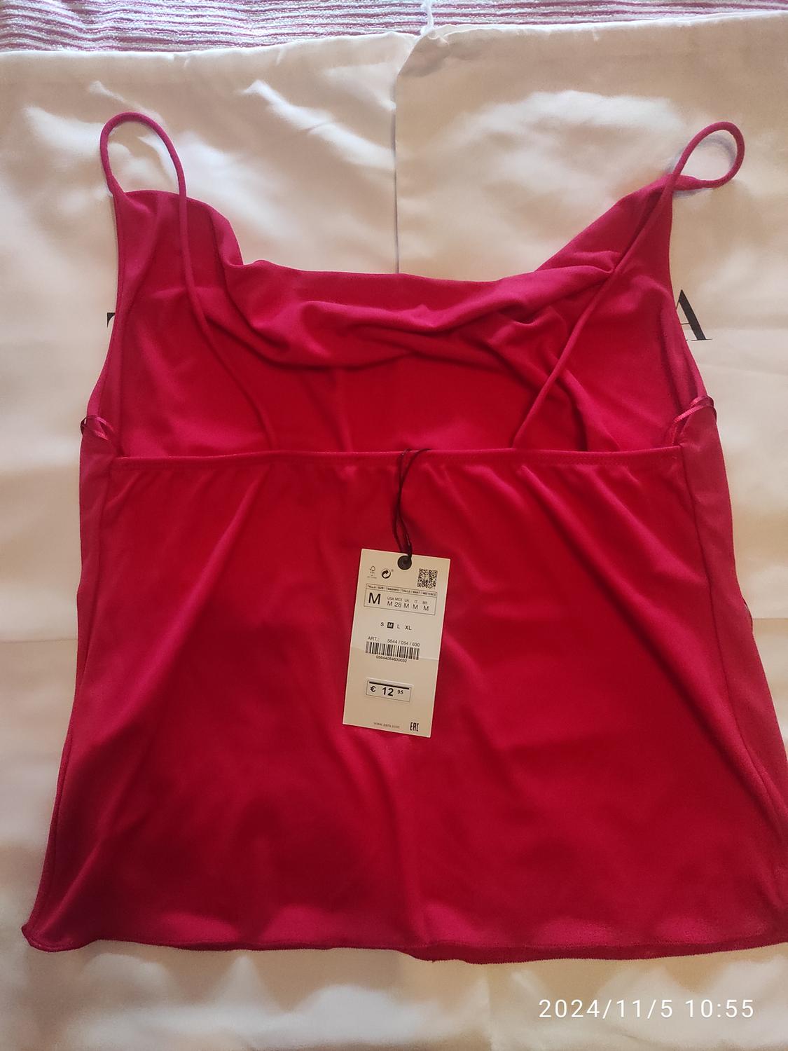 CAMISOLE TOP WITH DRAPED DETAIL - Image 2