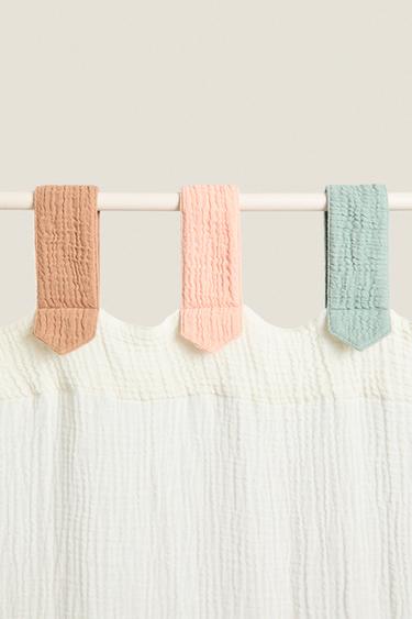 COTTON MUSLIN CURTAIN WITH MEDIUM OPACITY - Multicoloured by Zara - Image 2
