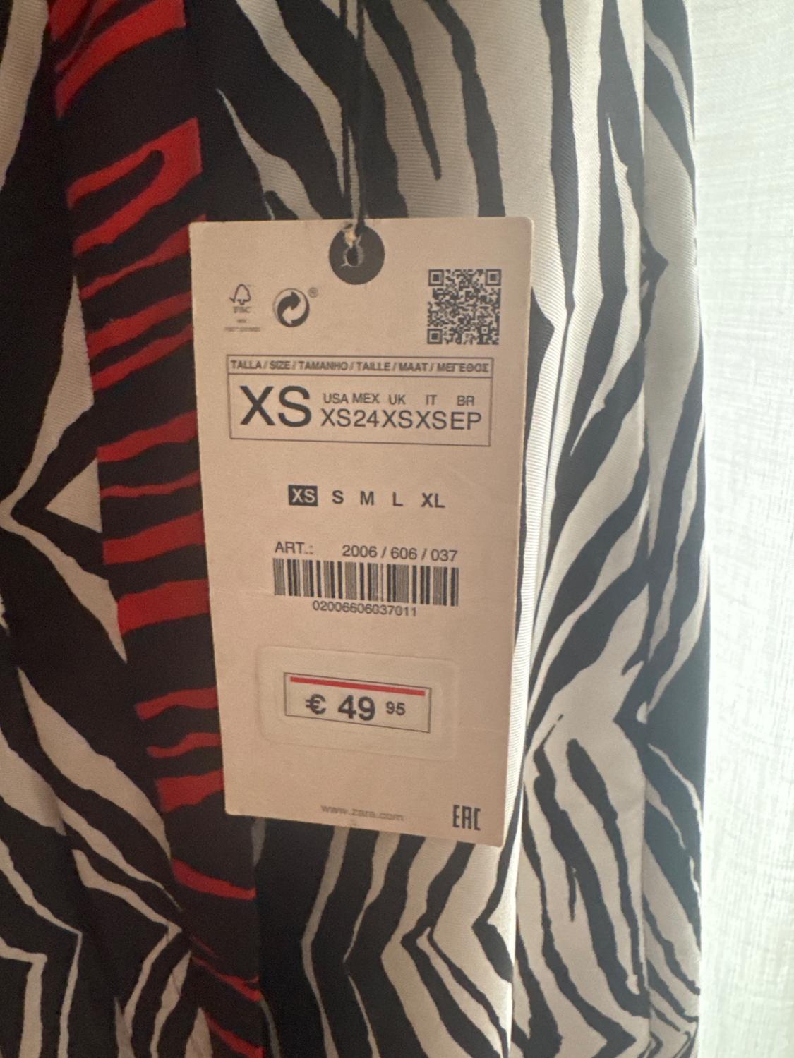 ANIMAL PRINT PLEATED SKIRT - Image 4
