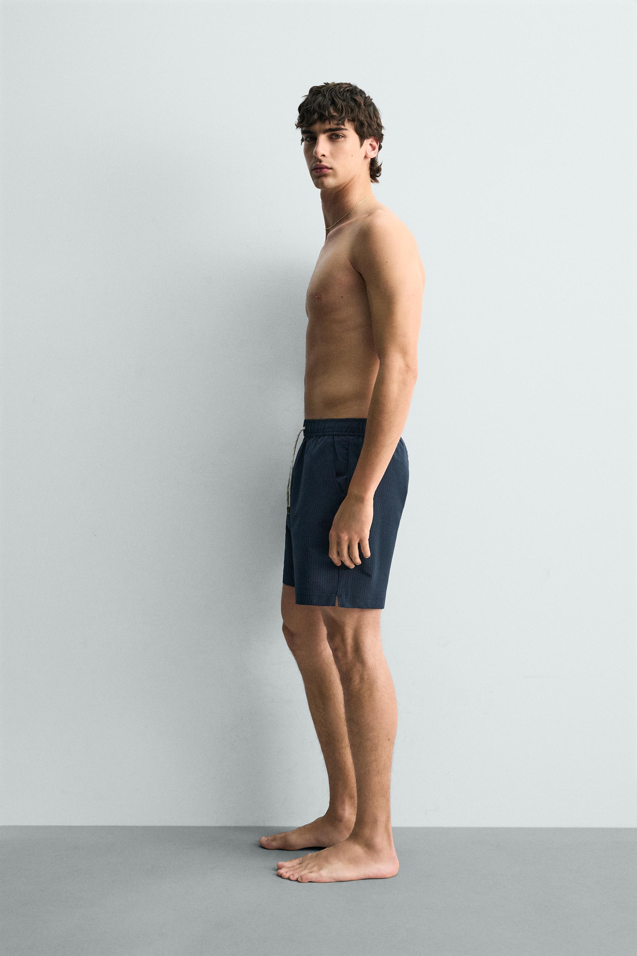 MAILLOT DE BAIN LONG EN SEERSUCKER