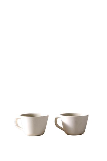 LOT DE 2 - TASSE 220 ML - écru-blanc de Zara