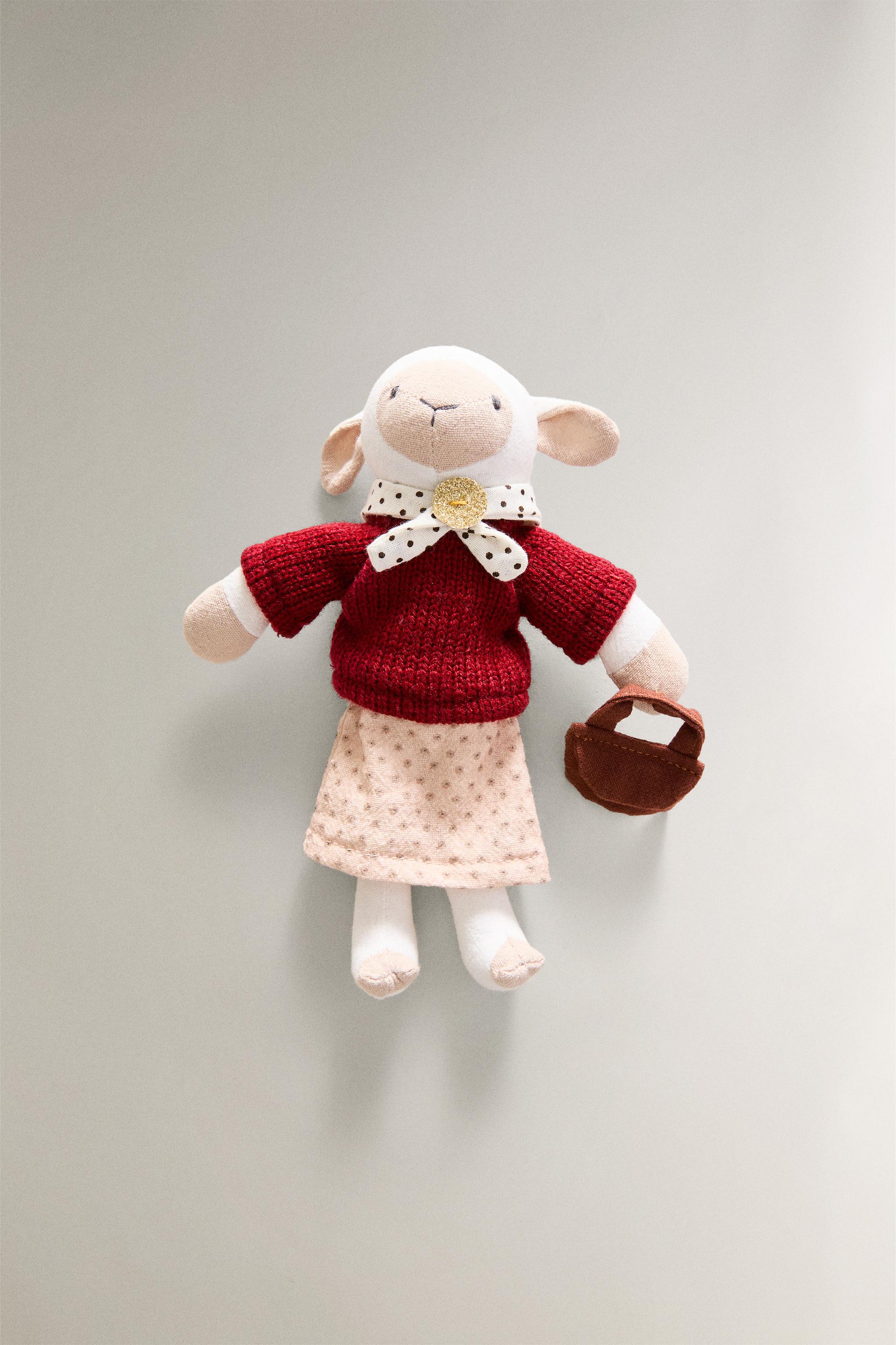 Детские мягкие игрушки Zara KIDS' SHEEP FAMILY PLUSH TOY SET (SET OF 3) — фото 4