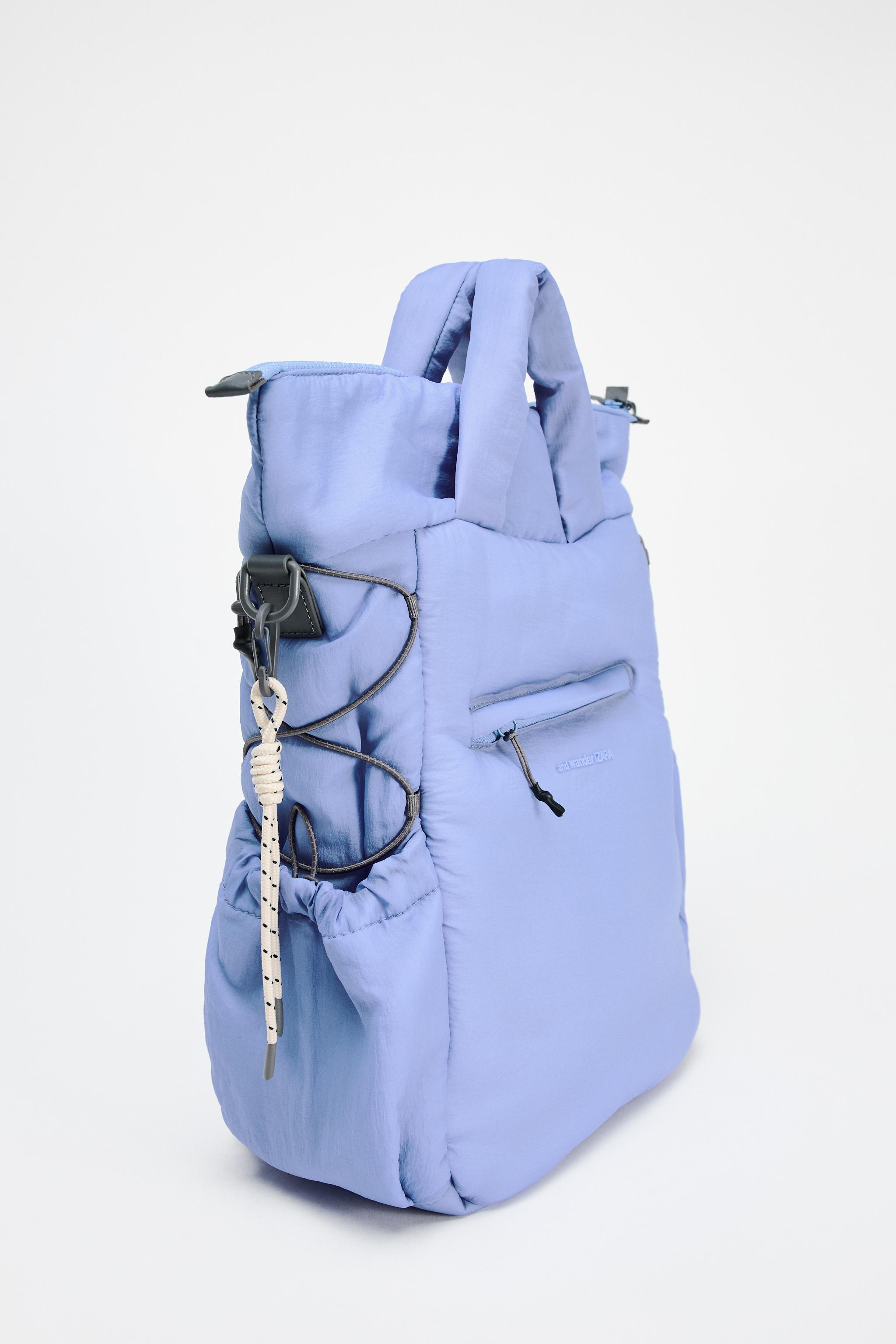 QUILTED BAG X AND WANDER® - Blue | ZARA Spain