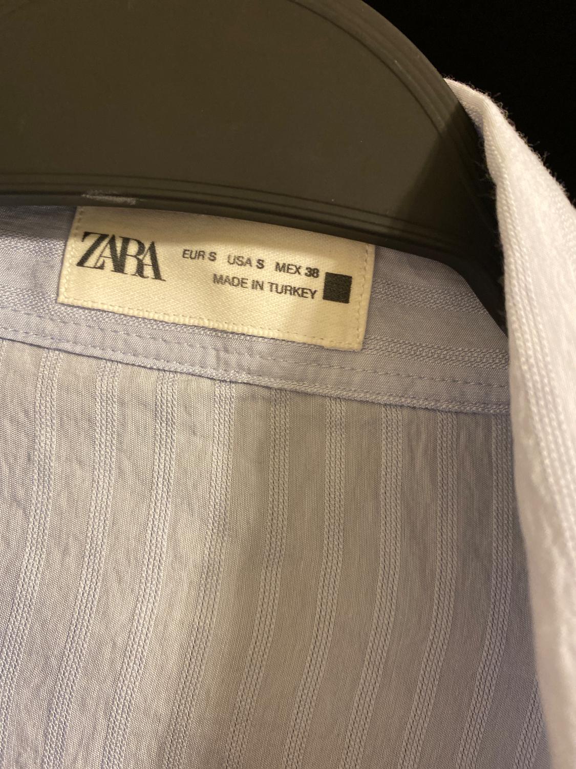 ZARA MENS LONG SLEEVE BUTTON UP SHIRT - Image 3