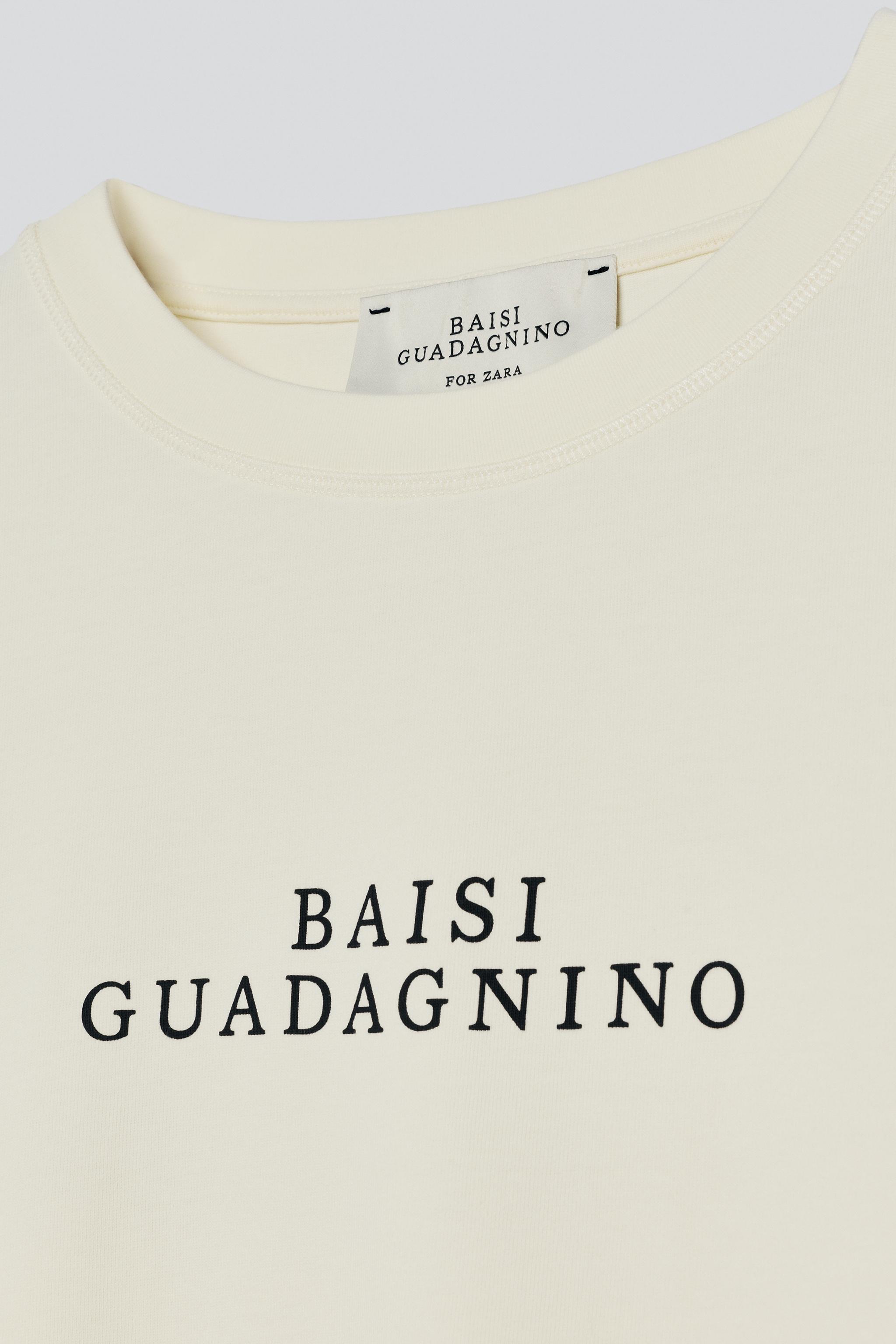 CONTRAST PRINT LONG SLEEVE T-SHIRT - thumbnail 3