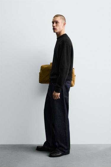 PULL STRUCTURÉ DOUX - Noir de Zara - Image 3