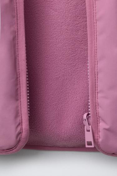 BLOUSON RÉVERSIBLE POLAIRE - Rose de Zara - Image 9