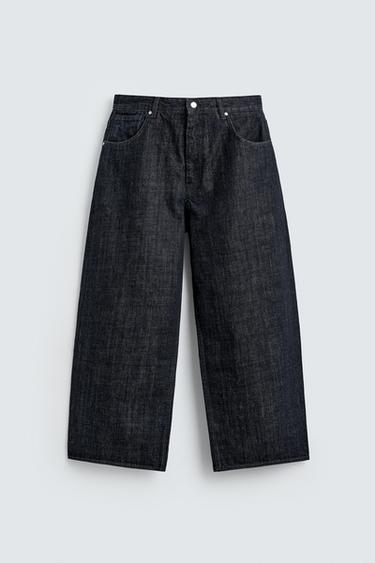 JEAN COUPE LARGE - Bleu de Zara