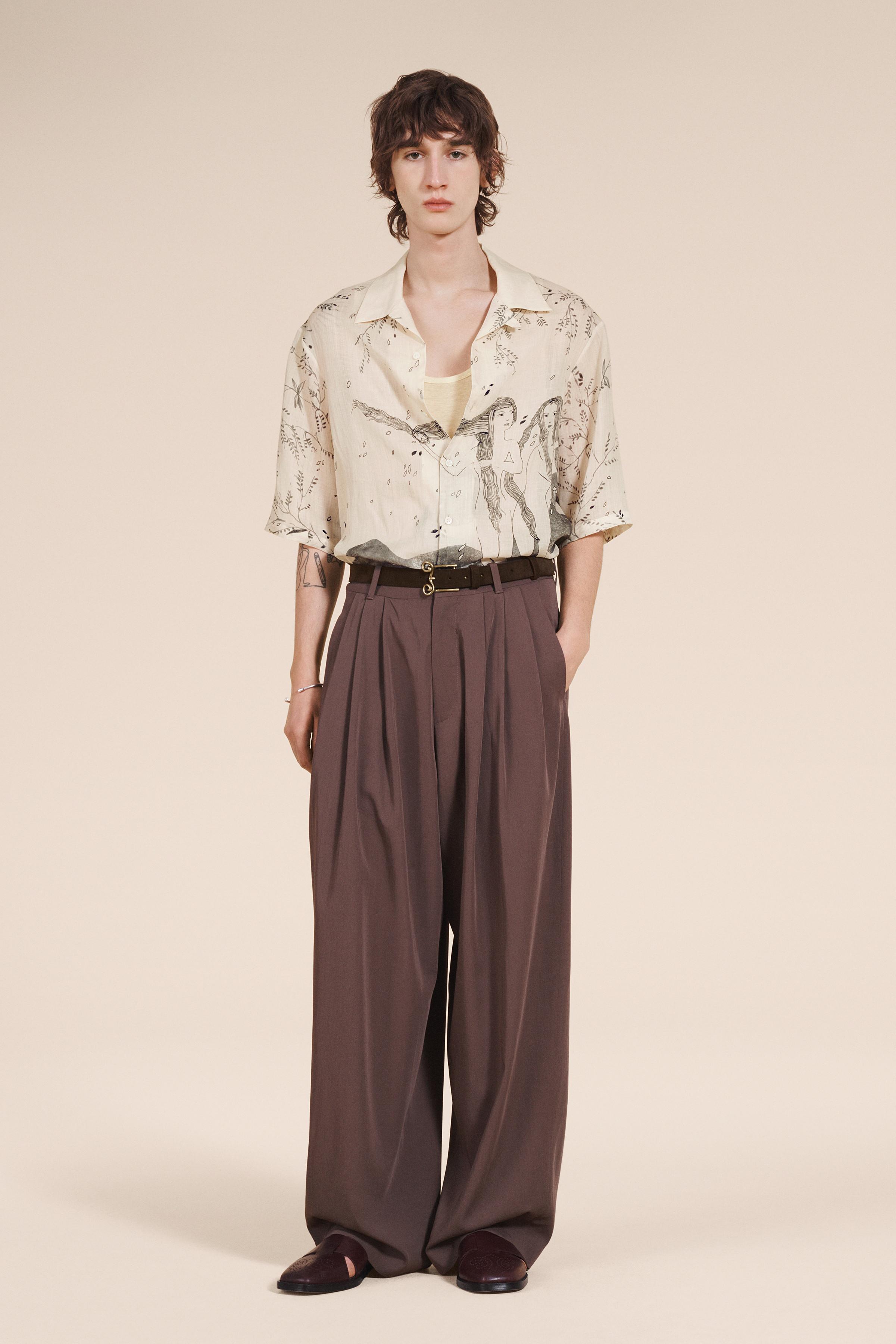 Zara sales pleated trousers