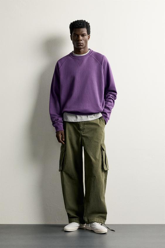 REGULAR FIT CREWNECK SWEATSHIRT