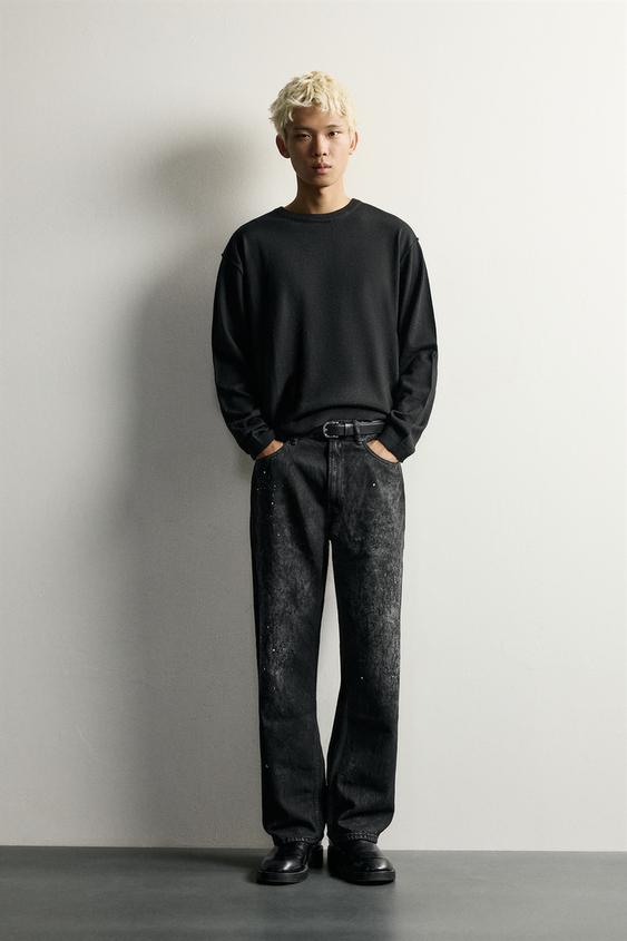 LOOSE FIT JEANS - Black by Zara - Image 0