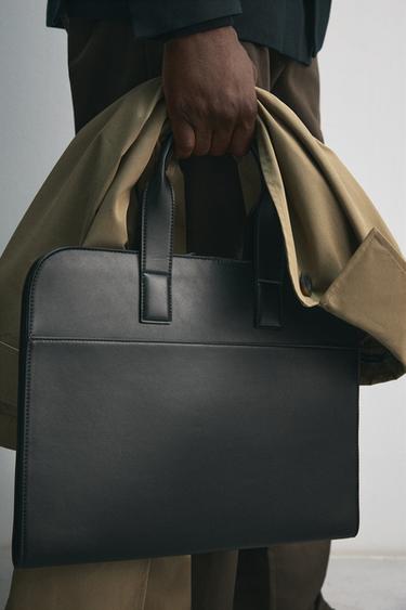 MALETÍN LISO - Negro de Zara