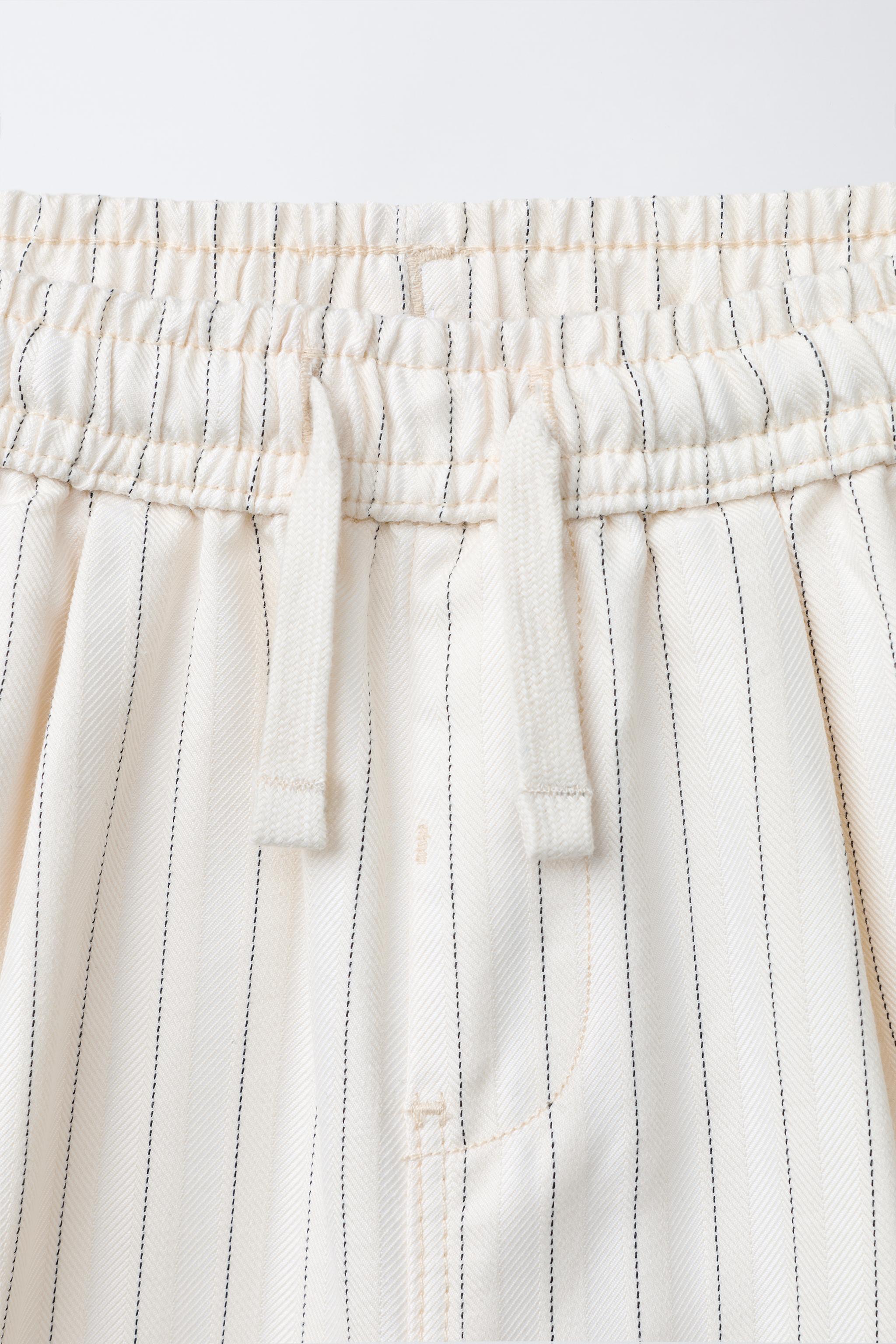STRIPED COMFY PANTS