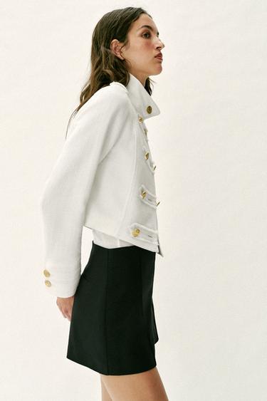 SHORT TAILLE HAUTE - Noir de Zara - Image 4