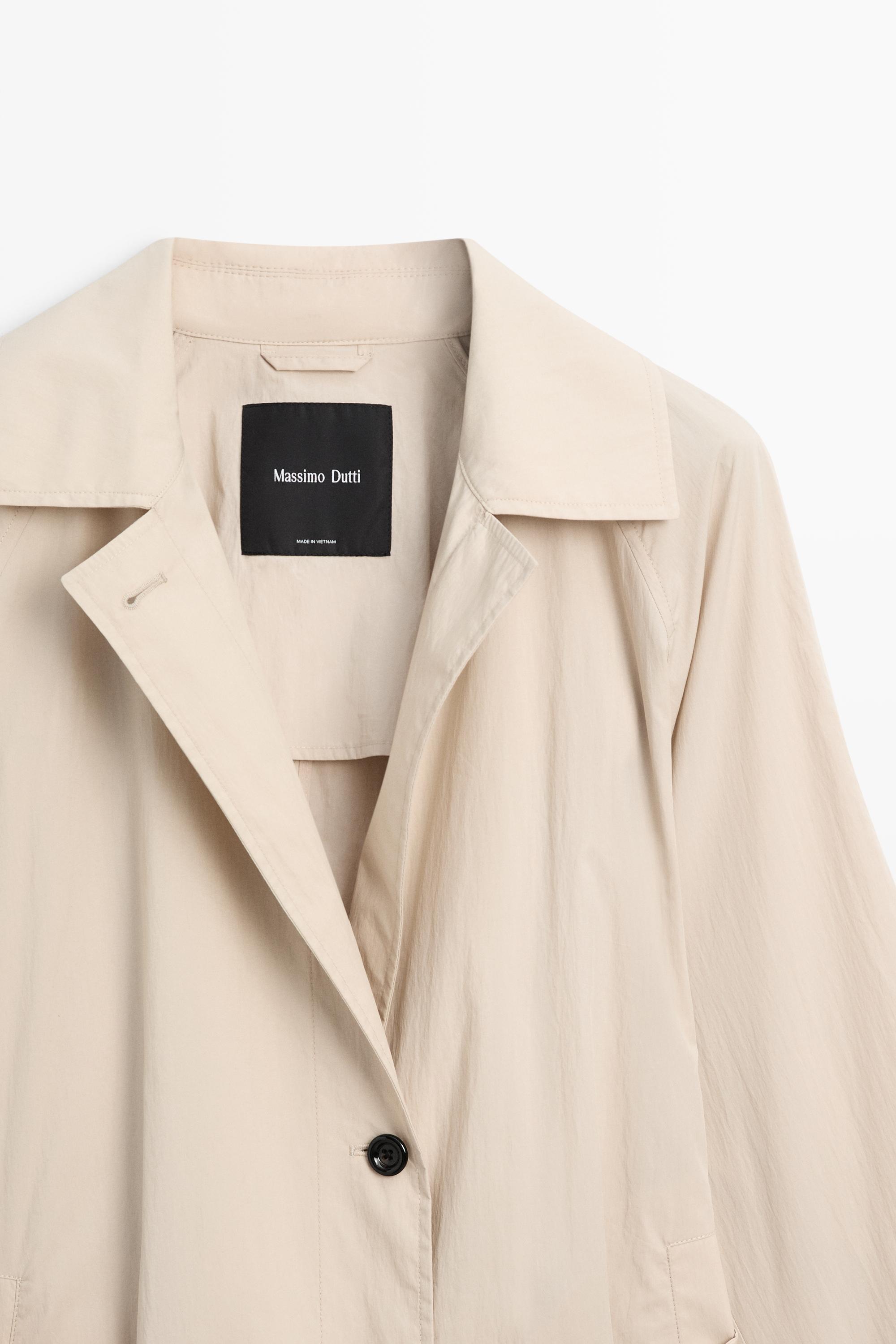 Long flowing trench coat — 318