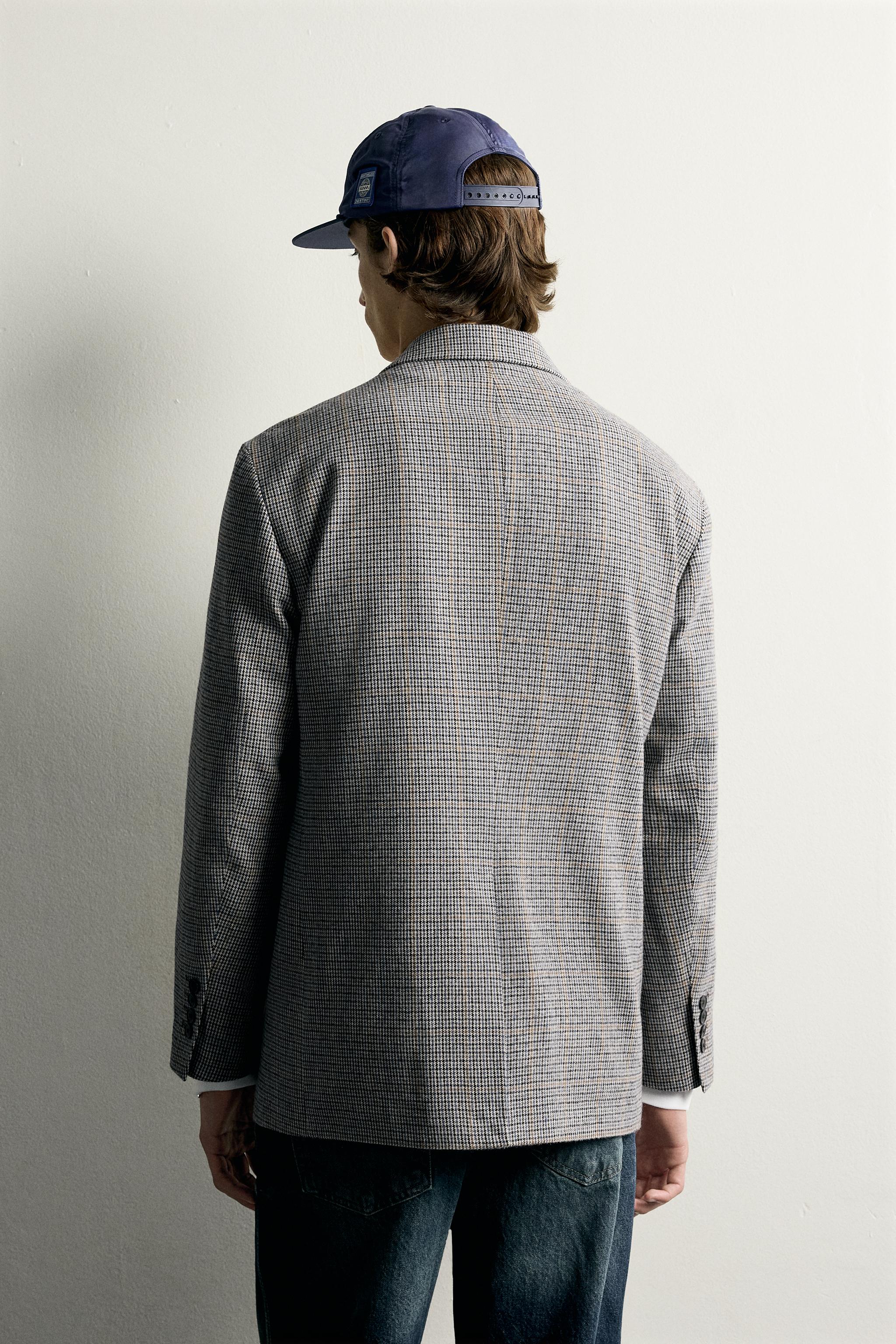 AYRTON SENNA © BRANDS REGULAR FIT PLAID BLAZER