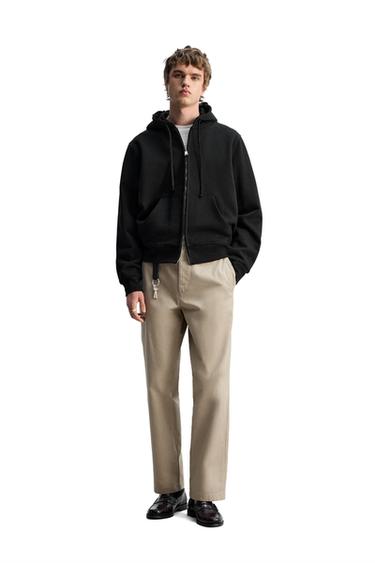 STANDARD FIT CHINO TROUSERS - Beige by Zara - Image 0