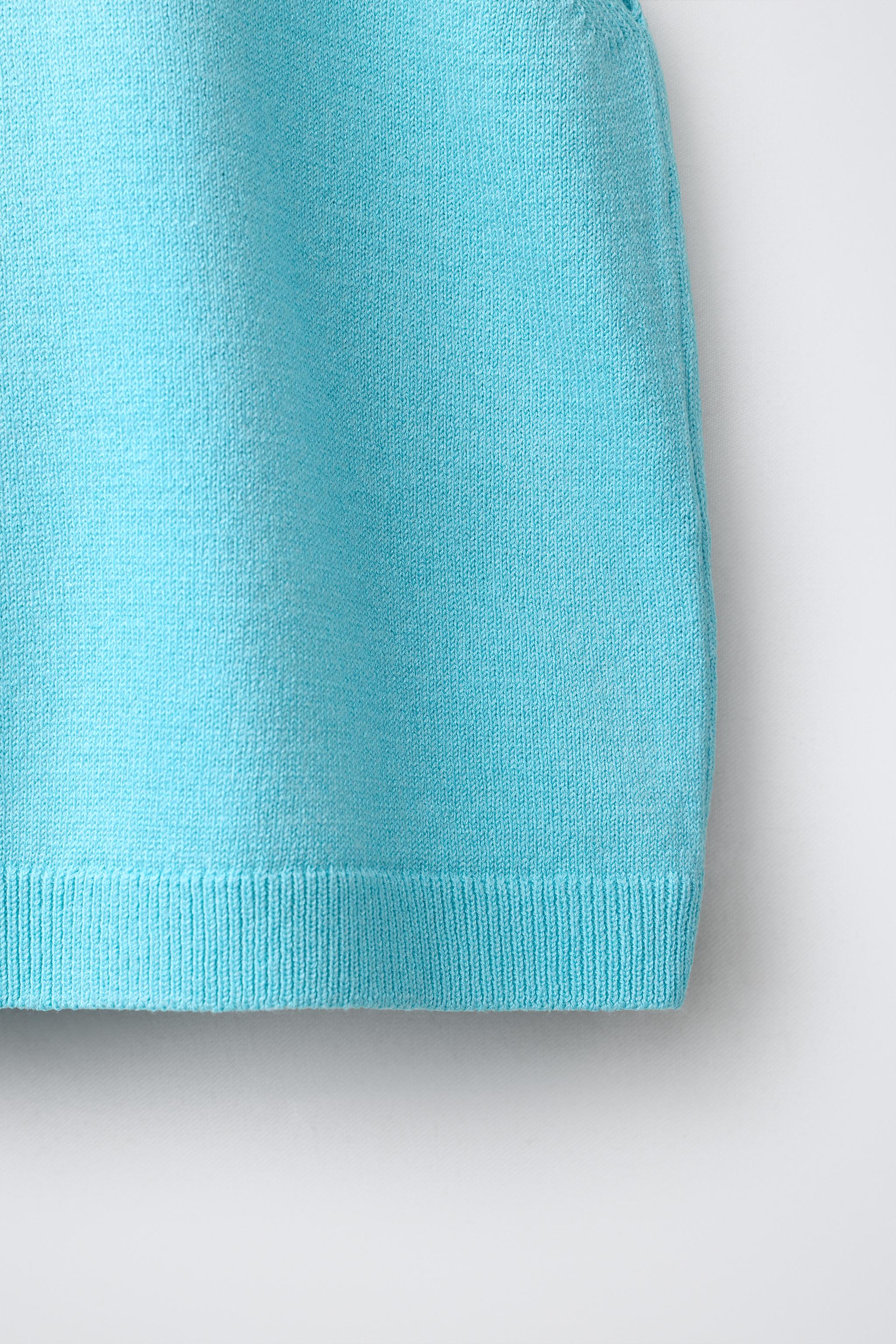 Детские свитеры Zara BUTTON KNIT TOP — фото 4