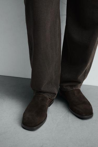 LIMITED EDITION LEATHER SHOES - Brown by Zara - Image 2
