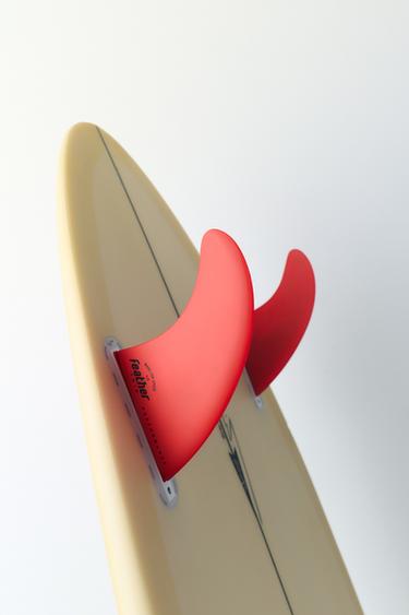 STATECZNIKI SURF TWIN FIN FEATHER FINS ® X ZARA - Czerwony Zara