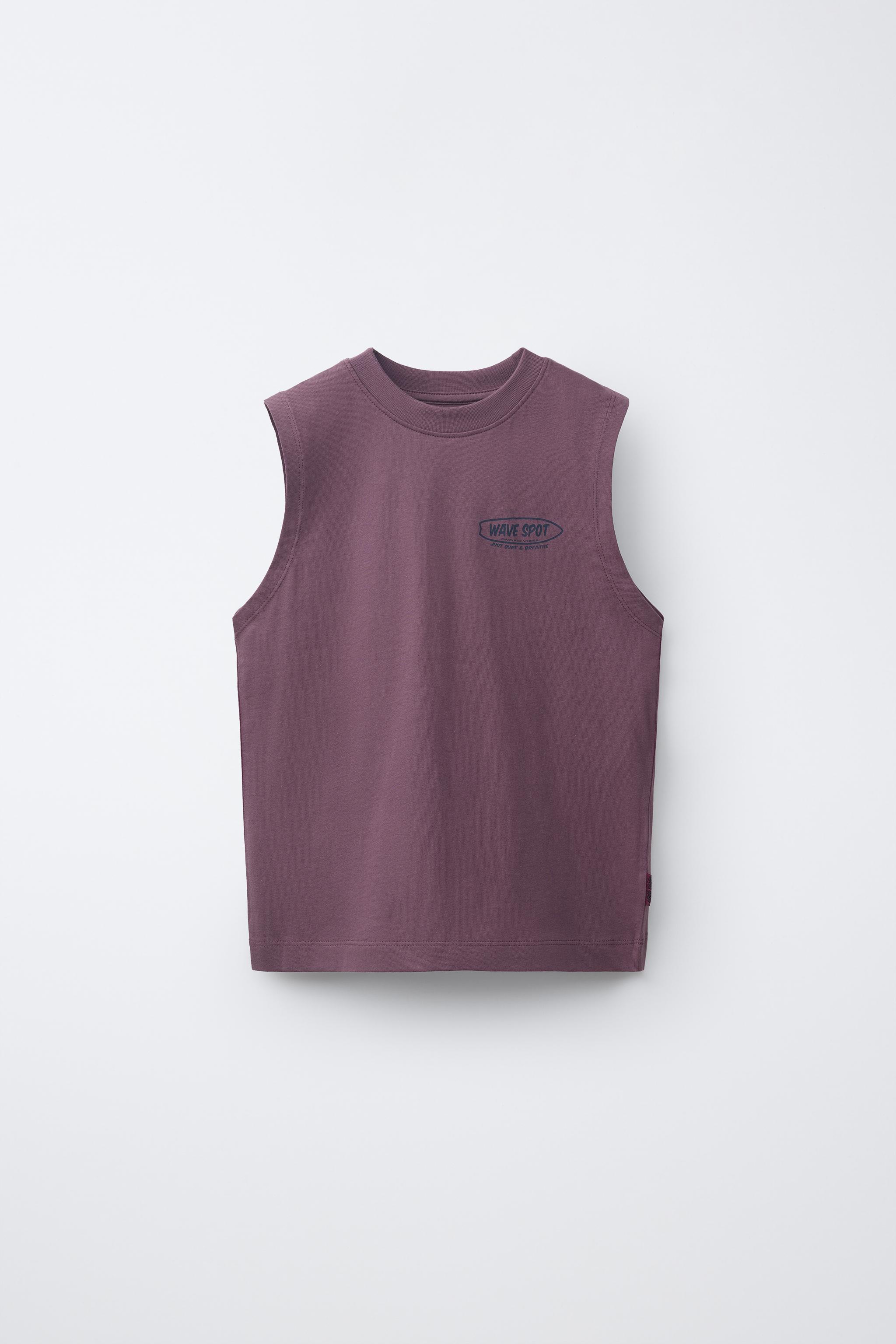 SLOGAN PRINT T-SHIRT AND BERMUDA SHORTS SET - dirty-mauve | ZARA Spain