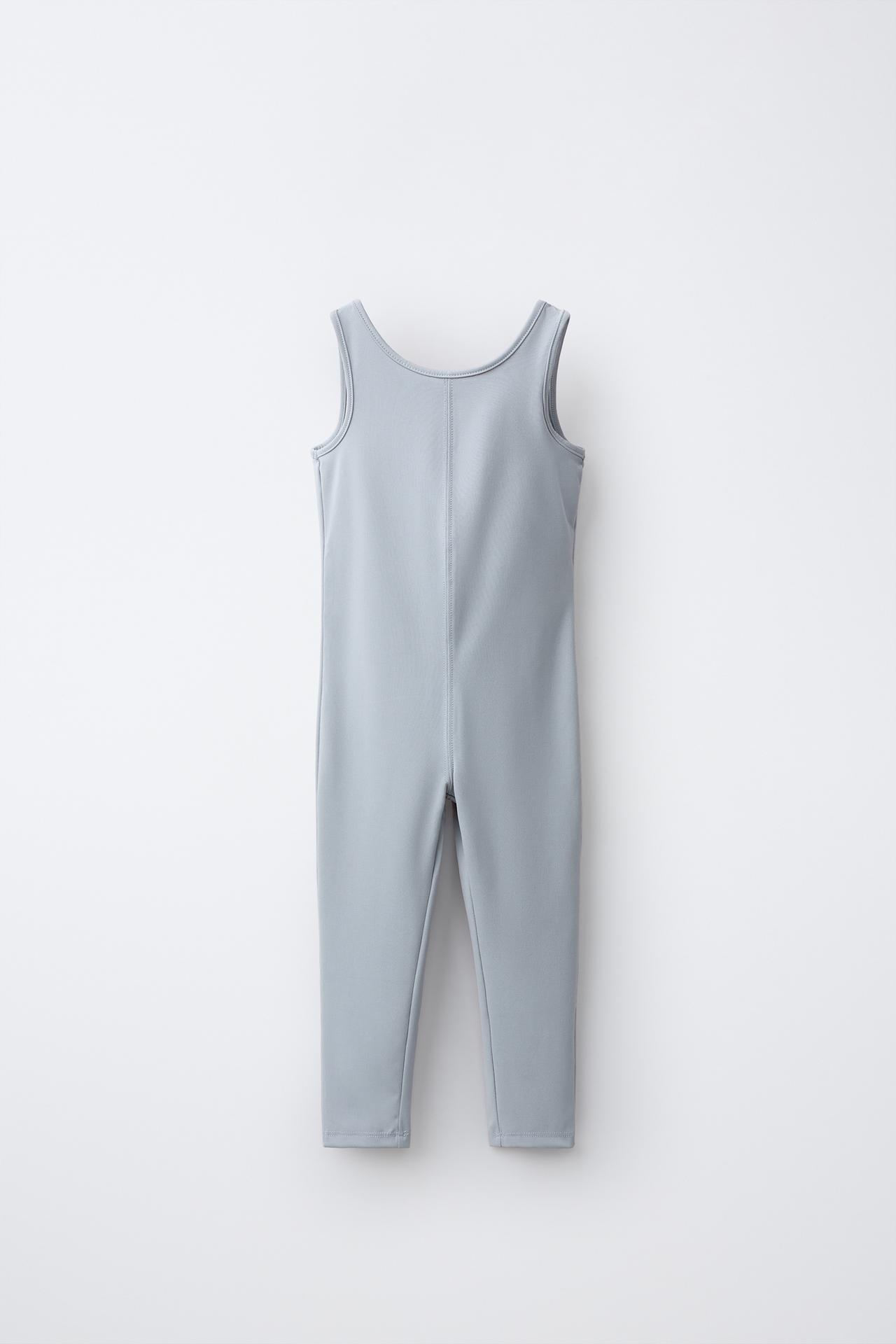 TECHNICAL BALLET UNITARD — Grayish