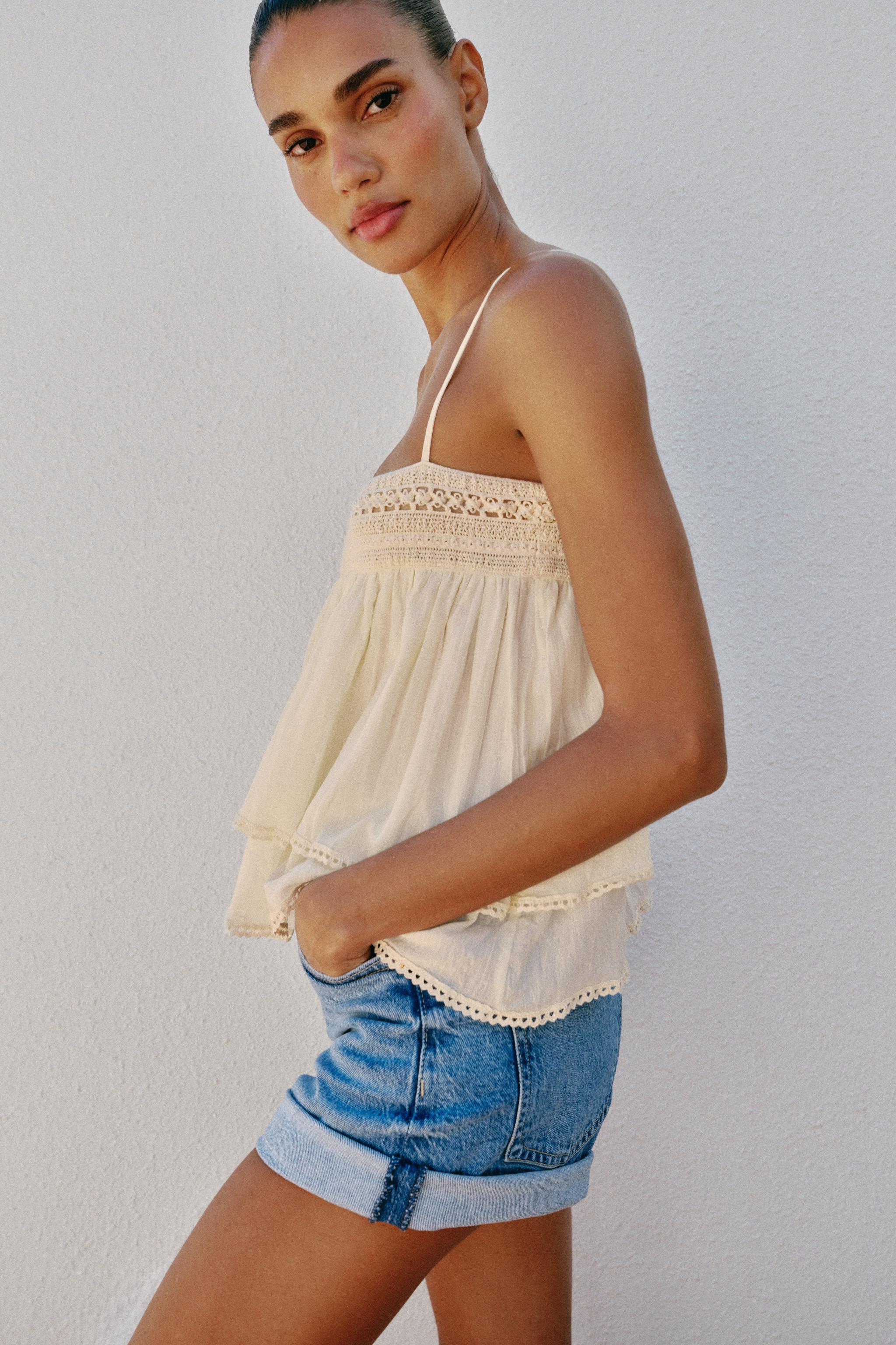 ROMANTIC STRAPPY TOP